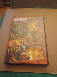 FEAST TRIPLE FEATURE UNRATED DVD SLOPPY SECONDS, HAPPY FINISH - Imagen 1 de 1