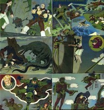 Jack Kirby Unpublished Archives Chromium Chase Card Set C1 - C6 Comic Images