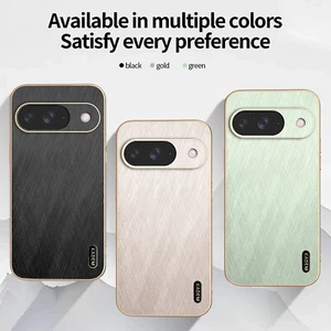 Funda blanda parachoques galvanizada de cuero cepillado para Google Pixel 10 Pro - Imagen 1 de 24