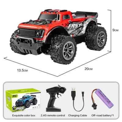 RC Car 1:20 Remote Control Off Road Vehicle with LED Headlight Climbing Cars - Image 1 of 4