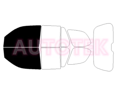 Película precortada ventanas delanteras de dos puertas cualquier tono % para GMC Envoy 2002-2009 Foto 1 de 4