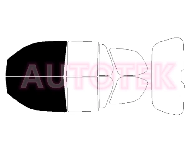 PreCut Film Front Two Door Windows Any Tint Shade % For GMC Envoy 2002-2009 - Image 1 of 4