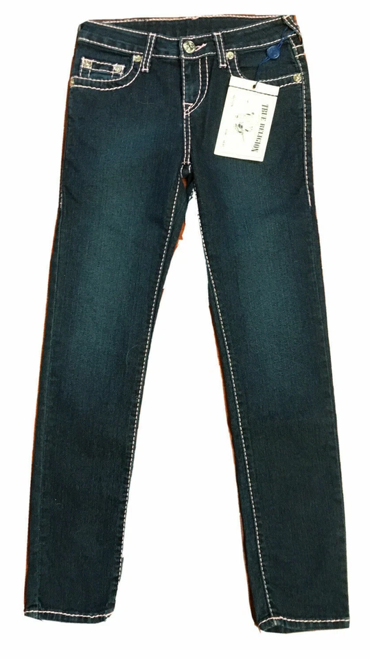 Jeans True Religion para niñas nuevos con etiquetas colores y estilos surtidos; tallas: 4,6,7,8,10 o 12 Foto 1 de 1