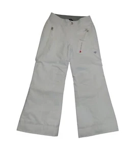Obermeyer Girls Brook Ski Pants White Water Resistant Size XS 6-7 NWT - Picture 1 of 6