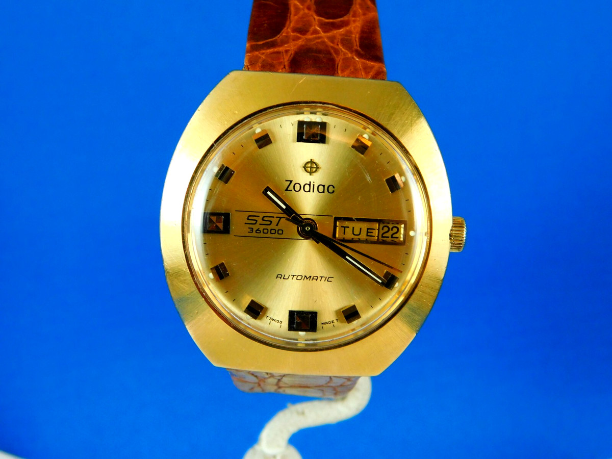 Zodiac 1970-1979 Year Manufactured Wristwatches for sale - eBay Zodiac 1970-1979 Year Manufactured Wristwatches for sale - eBay