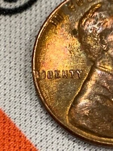 1946 d wheat penny error "UBERTY" l i error - Picture 1 of 9