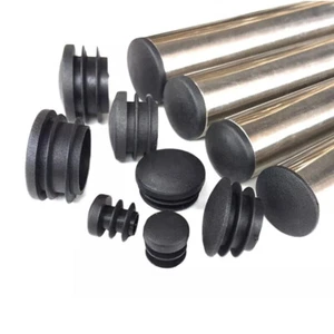 Tube End Arc Plastic Caps Insert Bungs Blanking Plugs Stoppers Chair Feet Leg - Picture 1 of 13