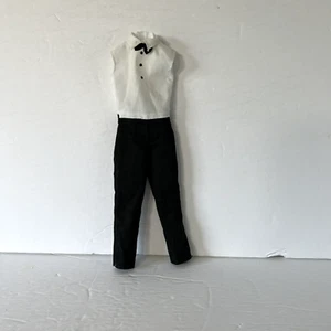 Vintage Mattel Barbie Ken Sleeveless Tuxedo One Piece Suit Kenergy - Picture 1 of 5