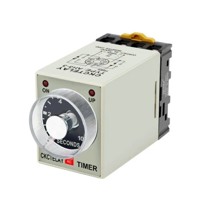 Time Delay Relay,Power On Delay Timer AC110/220/380V DC12/24V，Time-delayed Timer - Image 1 of 4