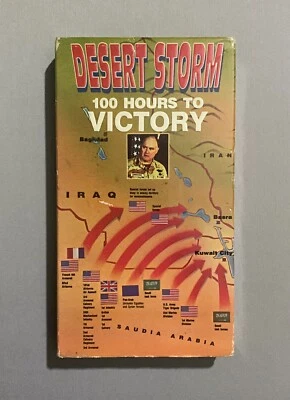 Desert Storm: 100 Hours to Victory (VHS, 1998) - Gulf War Documentary Film - Image 1 of 4