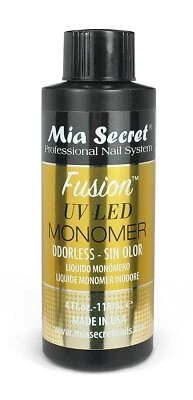 Mia Secret FUSION UV LED Monómero SIN OLOR 4 Onzas Foto 1 de 3