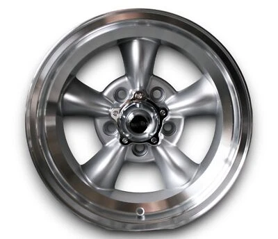 Torque Poussée Style Jantes en Alliage Léger Argent pour Chevrolet Caprice 7x15 - Photo 1/3