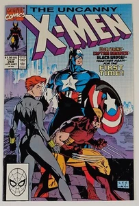 X-Men #268 - Cubierta clásica de Jim Lee - Viuda Negra Capitán América - Marvel 1990 - Imagen 1 de 6