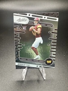 2024 Absolute Jayden Daniels Base Rookie Card RC Commanders - Picture 1 of 2
