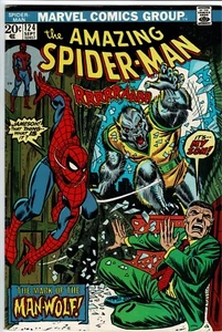Amazing Spider-Man #124 (1973) Key 1st Man-Wolf VF - Picture 1 of 5