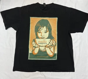 Obey “Feeding America.org” shirt Black Mens Size XL - Picture 1 of 7