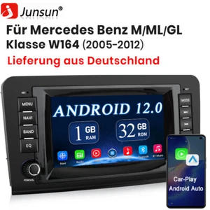 8-Kern Android 12 DAB+Autoradio für Mercedes Benz Klasse ML W164 Klasse GL X164 - Bild 1 von 11