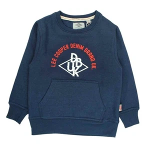 Lee Cooper Boys Sweatshirt. Blue Color. Gift For Child Aged 4 To 14 - Picture 1 of 10