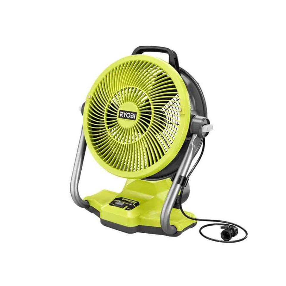 RYOBI 18V ONE+ Whisper Series 12'' Misting Air Cooling Fan - Green (PCL850B) - Image 1 of 1