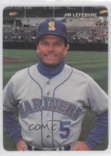 1990 Mother's Cookies Seattle Mariners Stadium Giveaway Jim Lefebvre #1