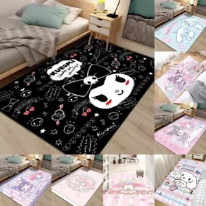 KUROMI Cinnamoroll My Melody Cartoon Floor Mat Carpet Non-Slip Large Doormat Rug - Picture 1 of 23