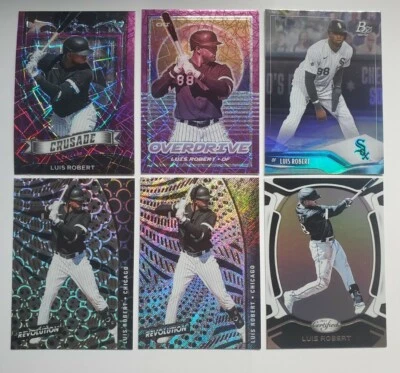 2021 Panini Chronicles PURPLE VELOCITY REFRACTOR Crusade LUIS ROBERT Lot. - Image 1 of 4