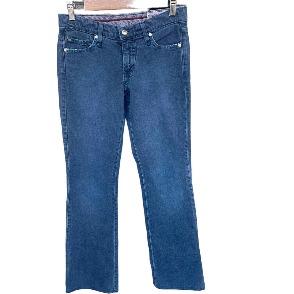 Jeans Jelessy para mujer talla 26 azul tiro bajo pierna recta Foto 1 de 4