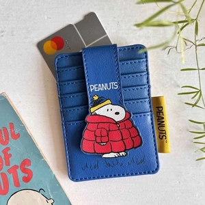 Official Peanuts Snoopy Puffa Fold Over Card Holder - Picture 1 of 1