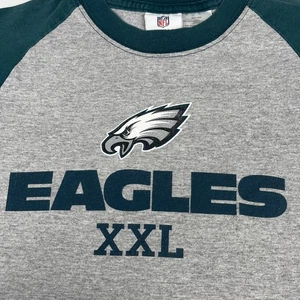 Camiseta manga raglán Philadelphia Eagles juvenil L 10/12 equipo NFL ropa logotipo - Imagen 1 de 14