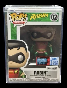 Funko Pop! Mystery - Robin Metallic 02 LE 1000 piezas - 2025 NYCC pegatina compartida - Imagen 1 de 8