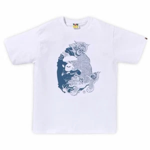 BAPE japanisches Tattoo Big Ape Head weißes T-Shirt Größe Large UVP 200 $ - Bild 1 von 2