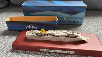 Schiffsmodell Costa Europa neu, OVp., Metall, 17,5 cm, EXTREM SELTEN angeboten - Bild 1 von 4