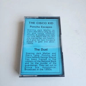 The Cisco Kid "Poncho Escapes" & "The Duel" 1950s Radio Show Cassette Tape - Picture 1 of 2