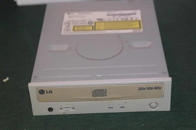 LG CD-R/RW Drive GCE-8320B 32x10x40x IDE PATA ATA ATAPI working retro - Image 1 of 4