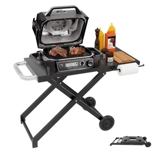 Woodfire Outdoor Grillständer für Ninja Woodfire OG700 Serie, ausklappbar... - Bild 1 von 8