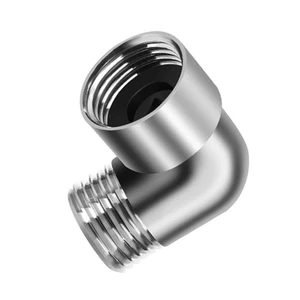 Conector de brazo de extensión de cabezal de ducha de 90 grados adaptador de codo de ducha de mano - Imagen 1 de 8