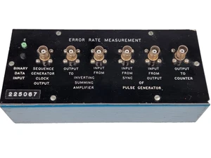 Vintage Fehlerratenmessung Signal Tester Einheit - BNC Eingang/Ausgang Labor - Bild 1 von 12