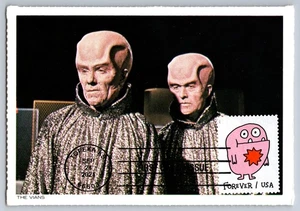 #5636 Message Monster Pink FDC Maxi Card on Star Trek Post Card - Picture 1 of 2