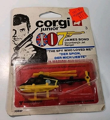 Corgi Junior 007 James Bond Stromberg’s Jet Ranger Plastic/Diecast Helicopter - Image 1 of 4
