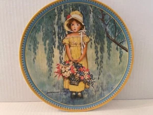 THE EDWIN M KNOWLES CHINA CO. -1986 - PLATE #7474D - EASTER  JESSIE WILCOX SMITH - Picture 1 of 6
