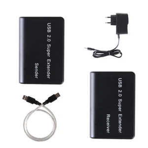 100m 4-Port USB2.0 480Mbps RJ45 network Extender Adapter For Macbook - Picture 1 of 8