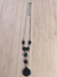 Collar llamativo vintage marca Lauren Conrad tono plata - Imagen 1 de 6