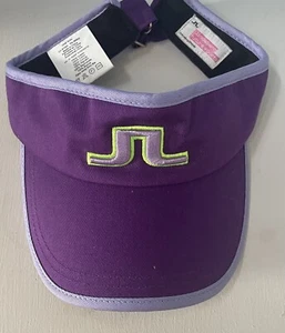 J Lindebeg-Purple Adjustable Golf Visor - Picture 1 of 4