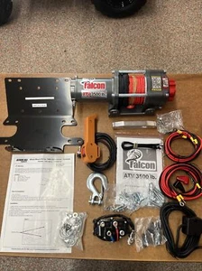 3500 Lb Deluxe Winch Kit For 95-04 Honda Foreman With Mount Kit! Synthetic Rope  - Picture 1 of 6