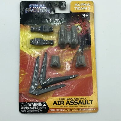 Paquete de armas mecánicas Final Faction Alpha Team 1 asalto aéreo para figuras 1:18 HG46 Foto 1 de 4