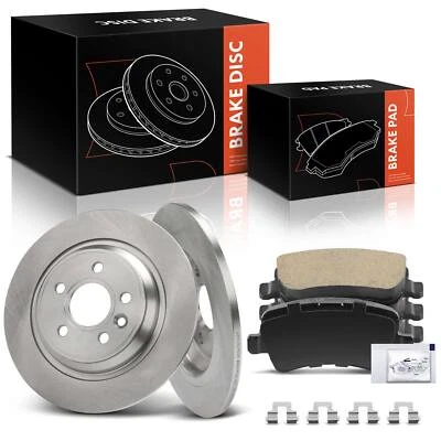 6 piezas de rotor de freno de disco y pastillas de freno de cerámica para Volvo S60 11-18 S80 XC70 trasero Foto 1 de 4