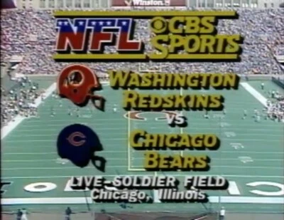 1985 Chicago Bears vs Washington Redskins DVD Classic - Image 1 of 3