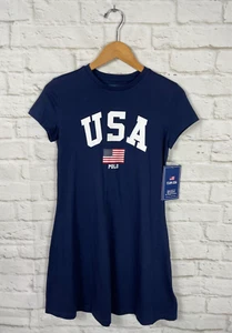 NEW Polo Ralph Lauren Girls Olympic Team USA T Shirt Dress Size Large 12-14 - Picture 1 of 4