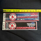 Lot de 2 autocollants pare-chocs souvenir Boston Red Sox 2004 World Series Champions