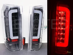 Black LED Tail Lights For 90-96 Ford F150 Pickup 92-96 Bronco 97 98 F-250 F-350 - Picture 1 of 9
